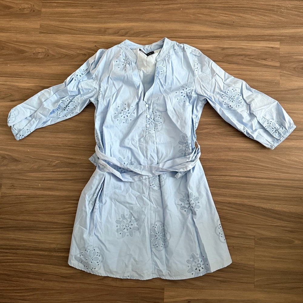 Zara Sky Blue Dress
